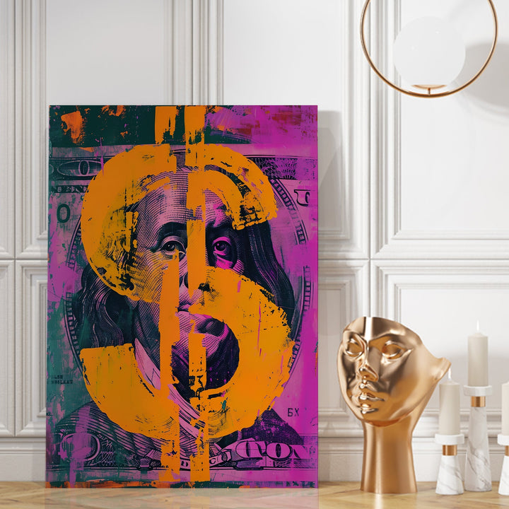 Wealth and Wisdom Wall Art Painting, HD Canvas Print, Framed, Ready to Hang. (POMA16)