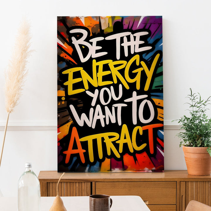 Vibrant Manifestation Wall Art Painting, HD Canvas Print, Framed, Ready to Hang. (AMWA43)