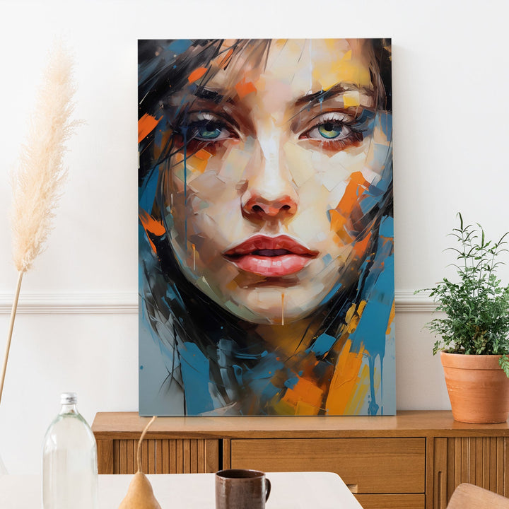 Unspoken Depths Wall Art Painting, HD Canvas Print, Framed, Ready to Hang. (AMWA06)