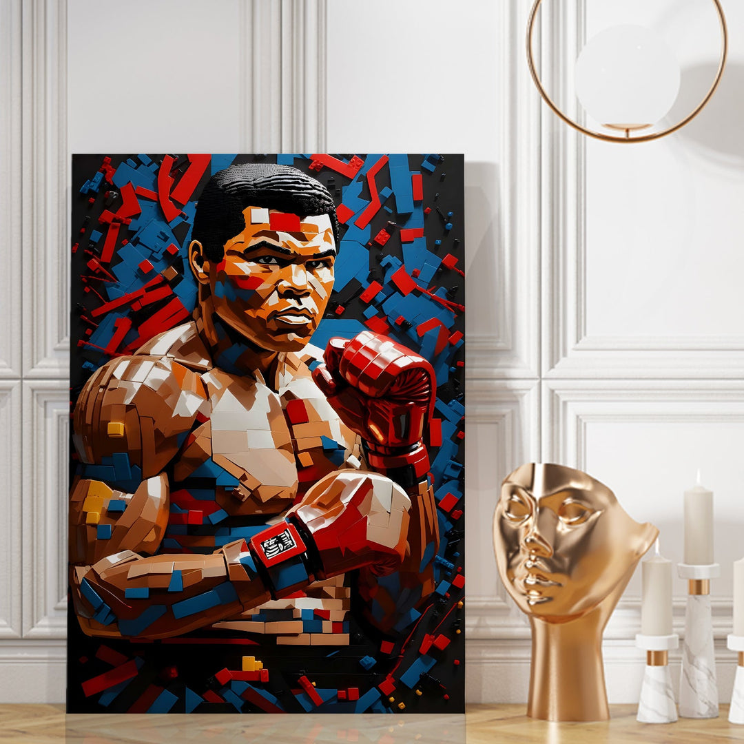 Boxing Royalty Wall Art Painting, HD Canvas Print, Framed, Ready to Hang. (POMWA279)
