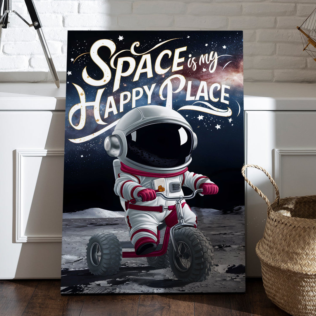 Galaxy Rider Wall Art Painting, HD Canvas Print, Framed, Ready to Hang. (POMWA189)