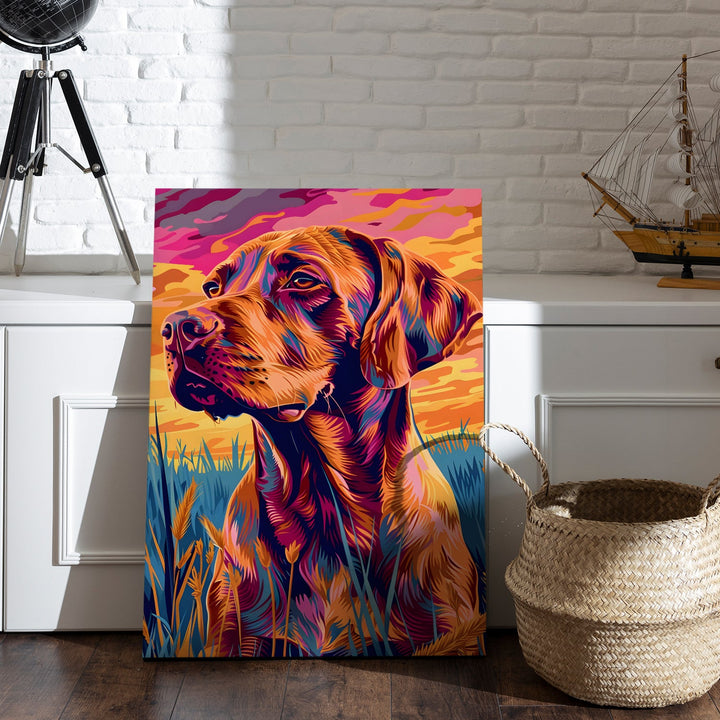 Loyalty in Technicolor Wall Art Painting, HD Canvas Print, Framed, Ready to Hang. (POMWA124)
