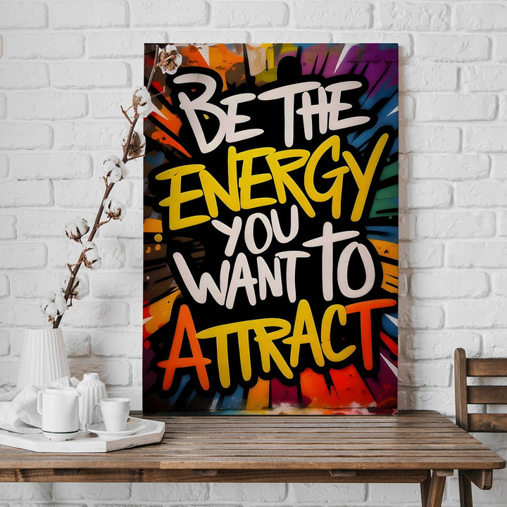 Vibrant Manifestation Wall Art Painting, HD Canvas Print, Framed, Ready to Hang. (AMWA43)