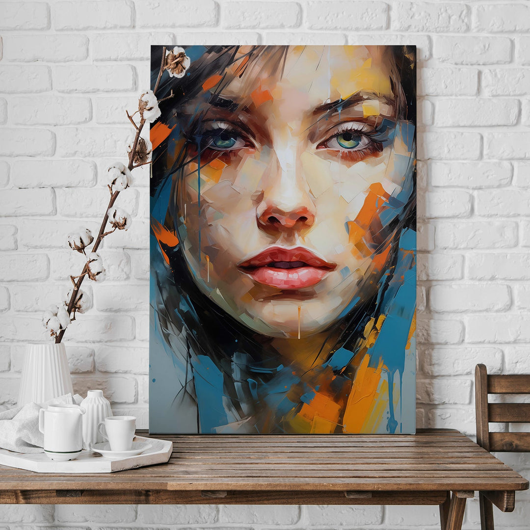 Unspoken Depths Wall Art Painting, HD Canvas Print, Framed, Ready to Hang. (AMWA06)