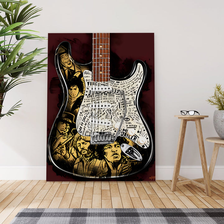 The Sound of Legends Wall Art Painting, HD Canvas Print, Framed, Ready to Hang. (AMWA07)