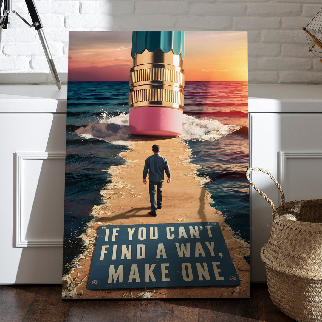 Path of Possibility Wall Art Painting, HD Canvas Print, Framed, Ready to Hang. (POMWA178)