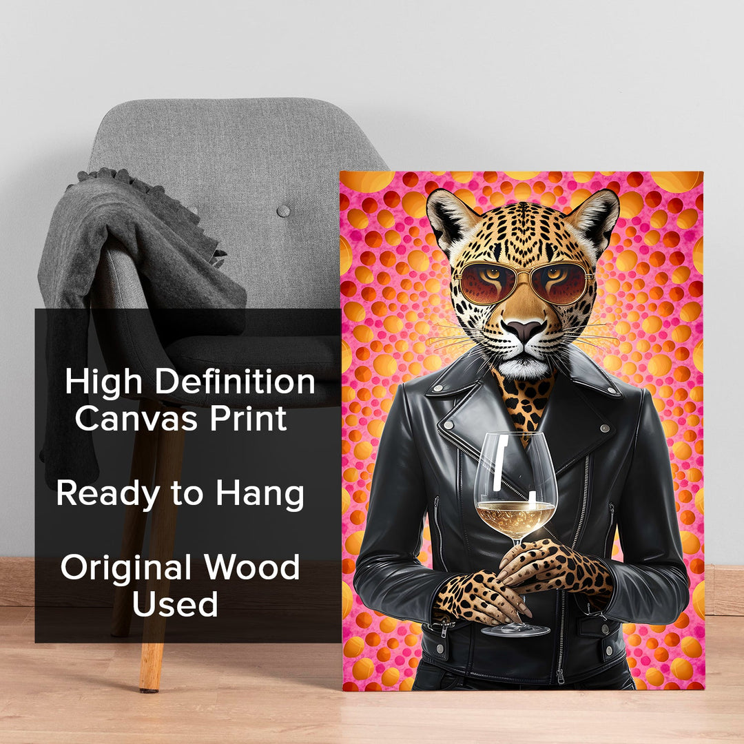 Luxury Untamed Wall Art Painting, HD Canvas Print, Framed, Ready to Hang. (ABMWA129)