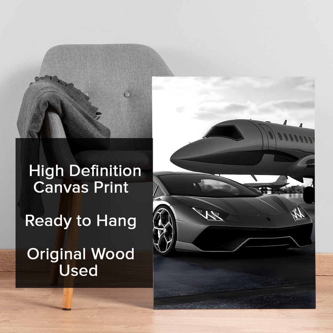 Elite Lifestyle Wall Art Painting, HD Canvas Print, Framed, Ready to Hang. (VINWA146)
