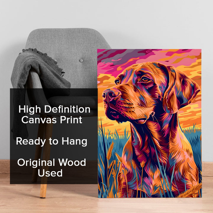 Loyalty in Technicolor Wall Art Painting, HD Canvas Print, Framed, Ready to Hang. (POMWA124)