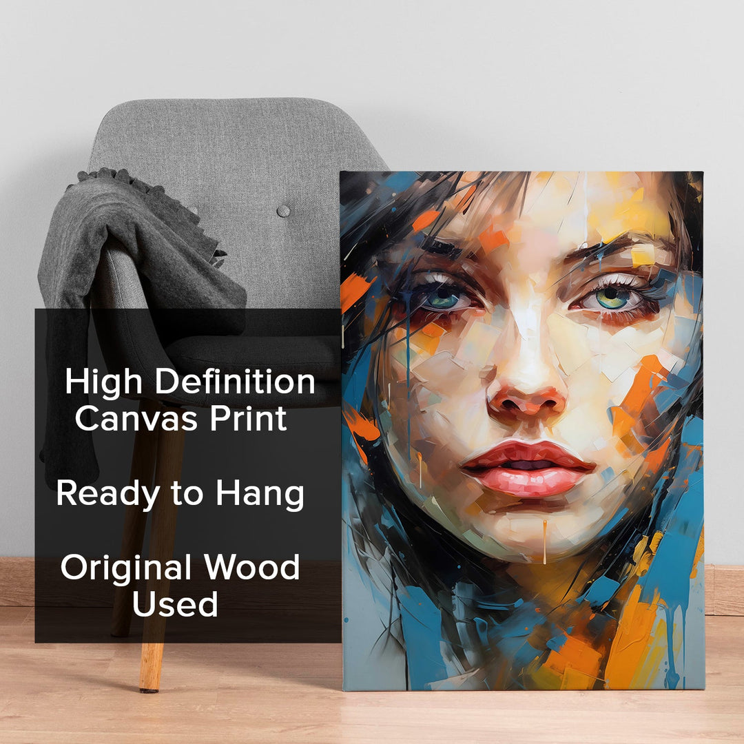 Unspoken Depths Wall Art Painting, HD Canvas Print, Framed, Ready to Hang. (AMWA06)