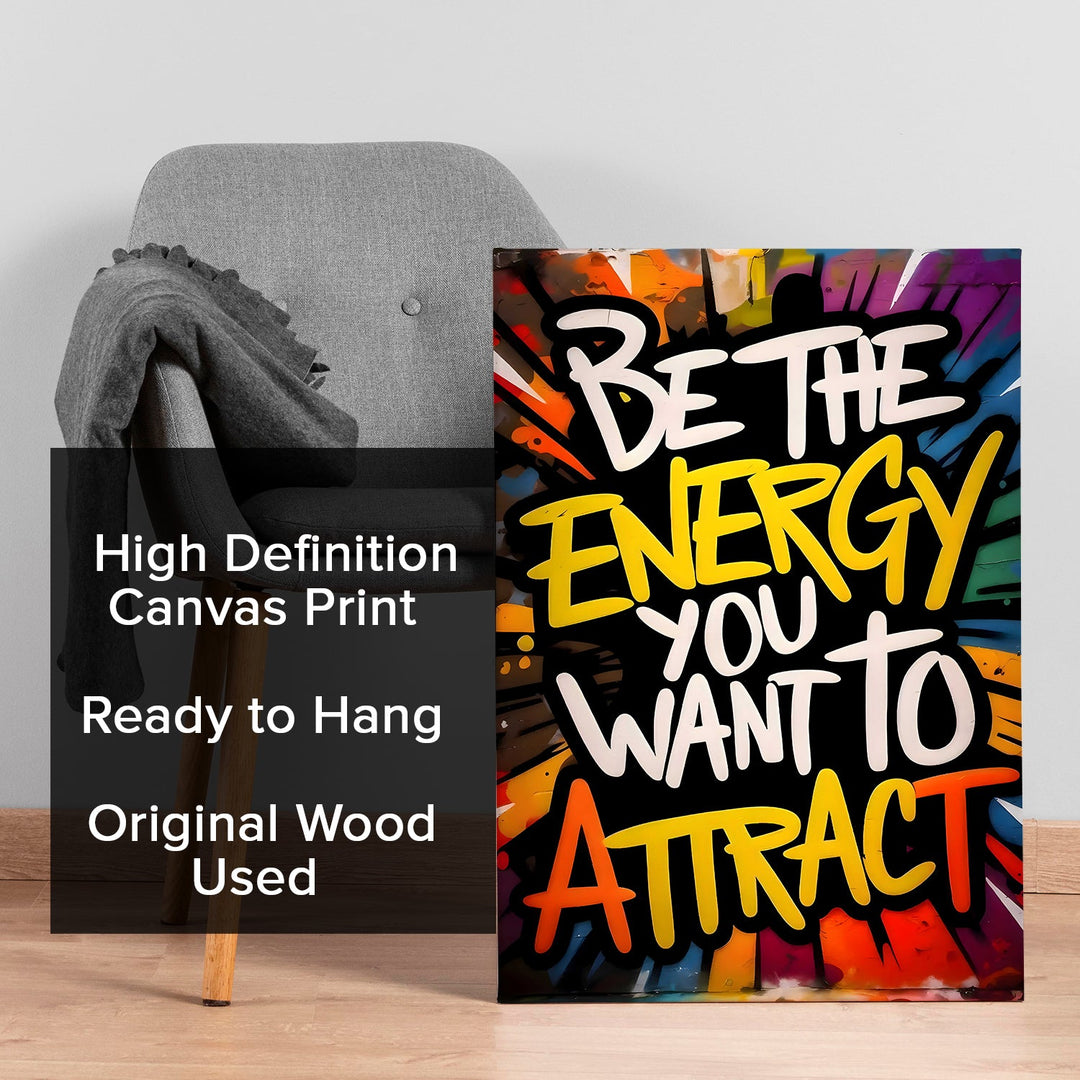 Vibrant Manifestation Wall Art Painting, HD Canvas Print, Framed, Ready to Hang. (AMWA43)