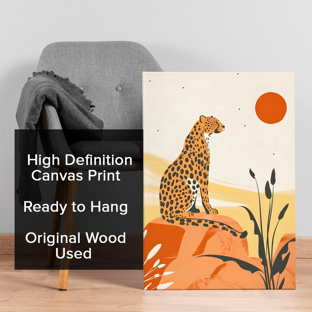 Desert Sentinel Wall Art Painting, HD Canvas Print, Framed, Ready to Hang. (BOWA02)