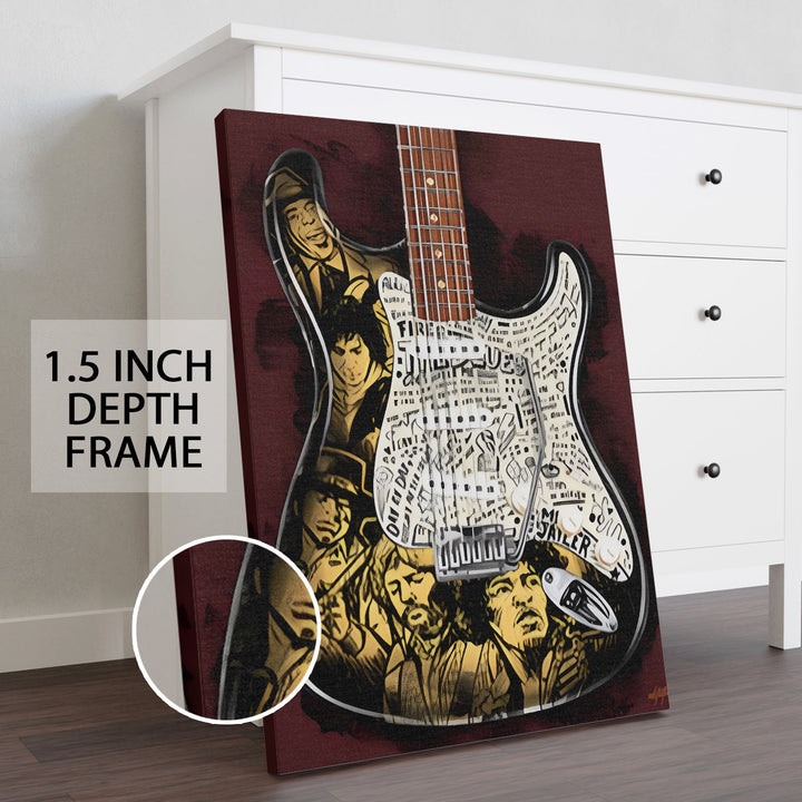 The Sound of Legends Wall Art Painting, HD Canvas Print, Framed, Ready to Hang. (AMWA07)