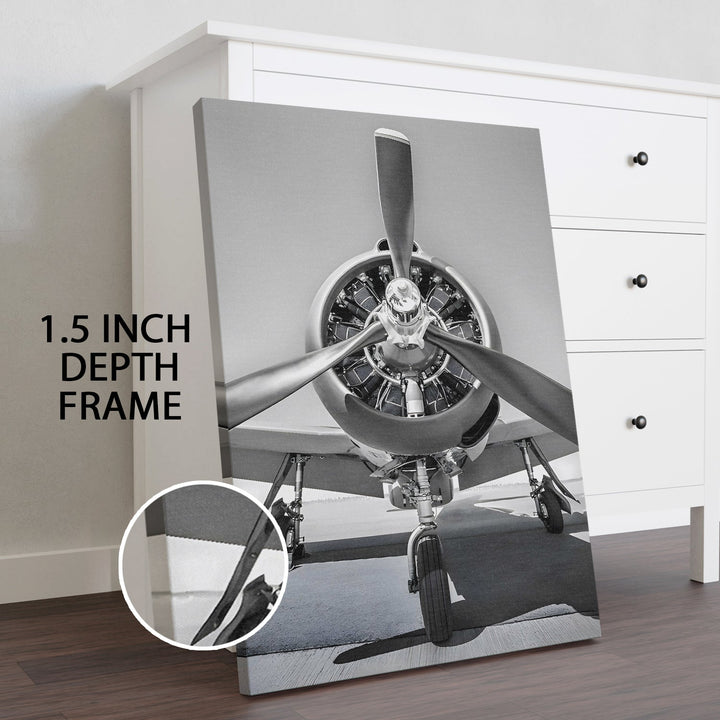 Vintage Wings Wall Art Painting, HD Canvas Print, Framed, Ready to Hang. (VINWA148)