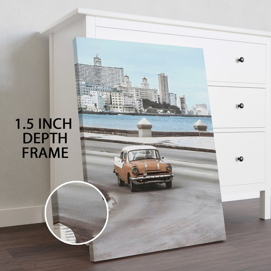 Cuban Classic Wall Art Painting, HD Canvas Print, Framed, Ready to Hang. (VINWA153)