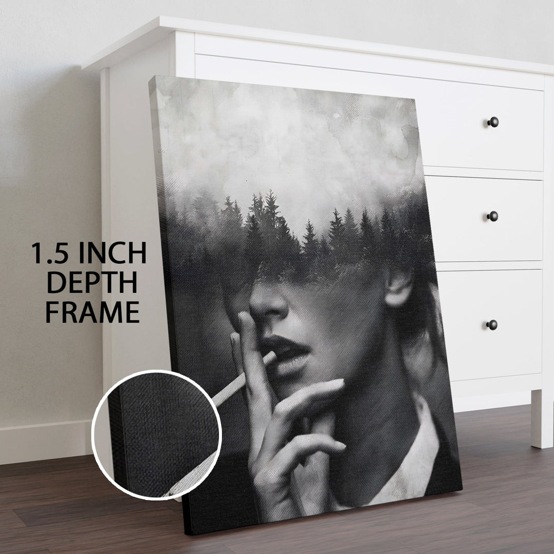 Mystic Mindscape Wall Art Painting, HD Canvas Print, Framed, Ready to Hang. (ABMWA136)