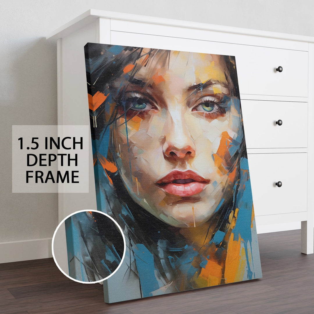 Unspoken Depths Wall Art Painting, HD Canvas Print, Framed, Ready to Hang. (AMWA06)