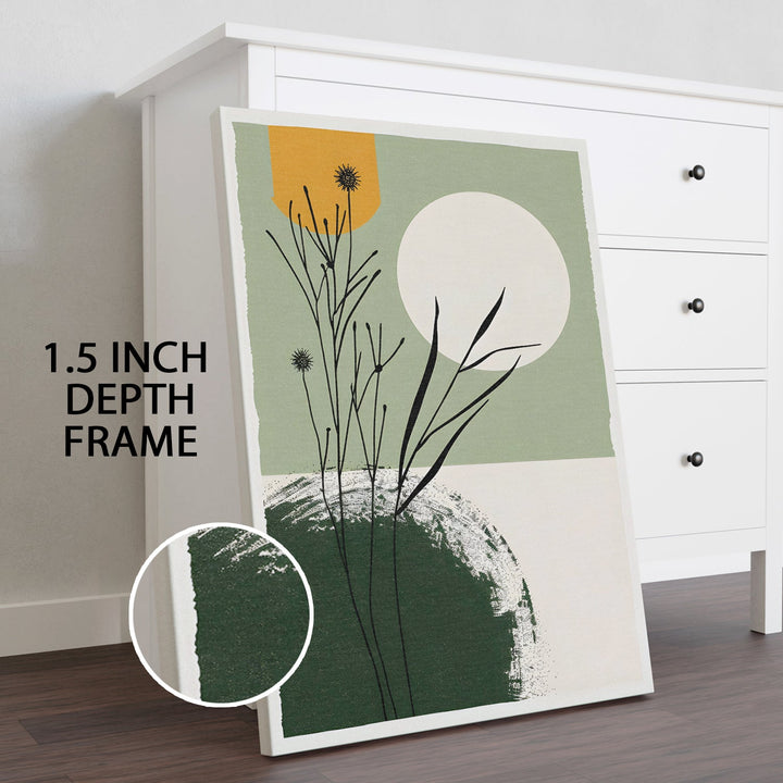 Modern Meadow Wall Art Painting, HD Canvas Print, Framed, Ready to Hang. (POMWA197)