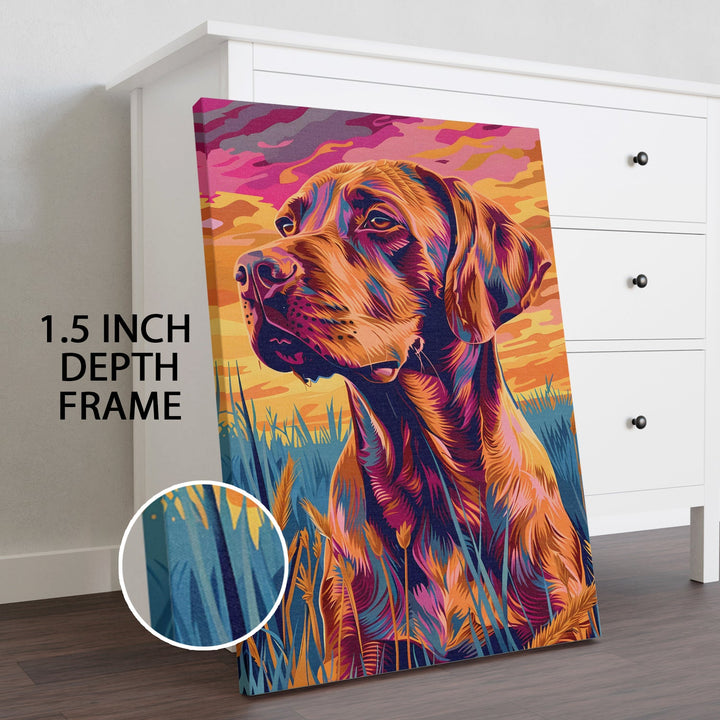 Loyalty in Technicolor Wall Art Painting, HD Canvas Print, Framed, Ready to Hang. (POMWA124)