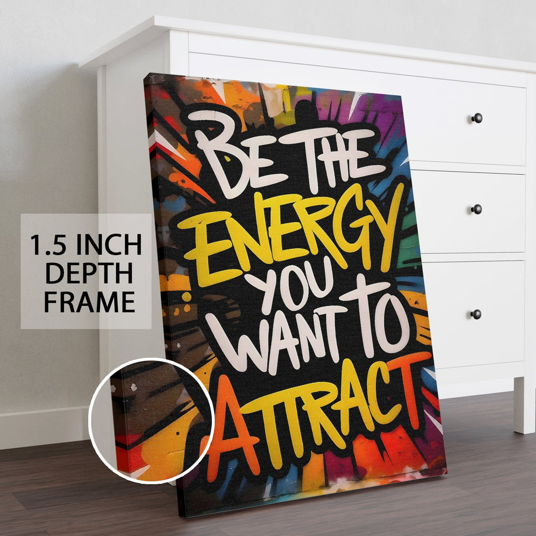 Vibrant Manifestation Wall Art Painting, HD Canvas Print, Framed, Ready to Hang. (AMWA43)
