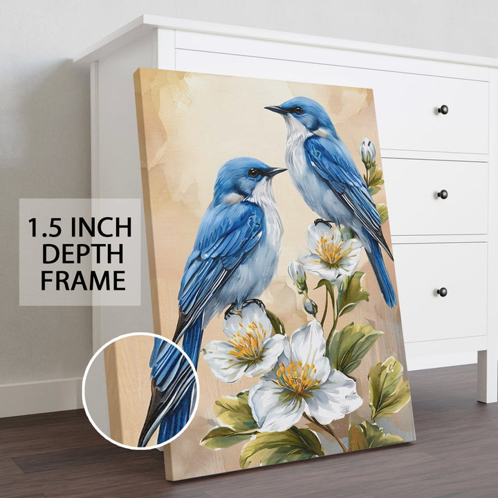 Wings of Tranquility Wall Art Painting, HD Canvas Print, Framed, Ready to Hang. (AMWA19)