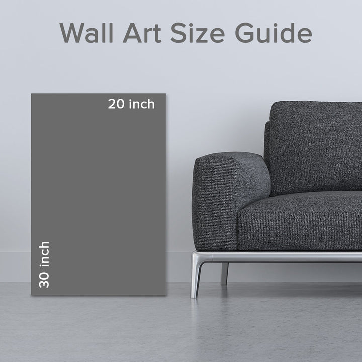 Boho and Chic Art Canvas Gallery Wrap Painting | Eclectic Modern Art Theme (BOWA16)