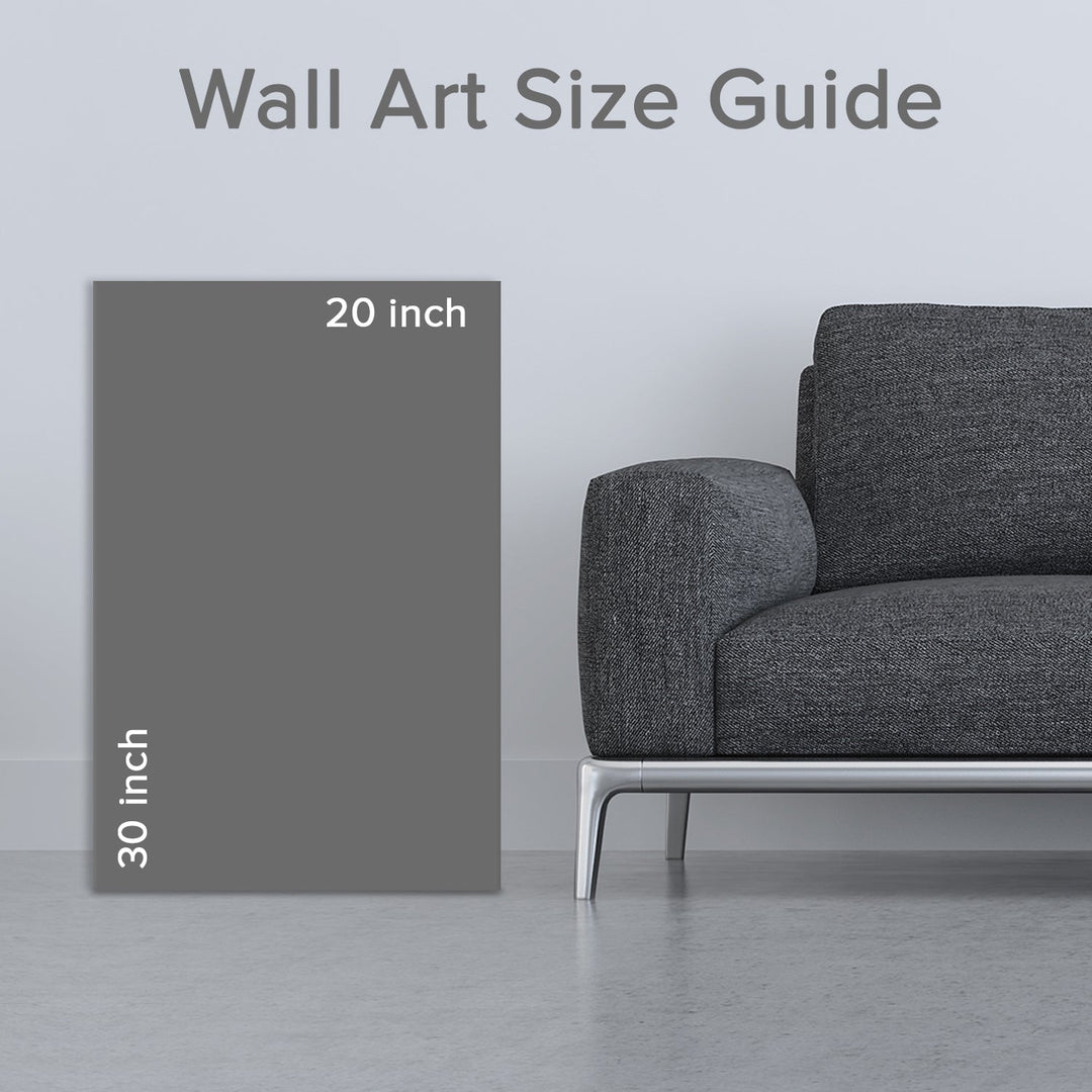 Golden Balance Wall Art Painting, HD Canvas Print, Framed, Ready to Hang. (POMWA195)