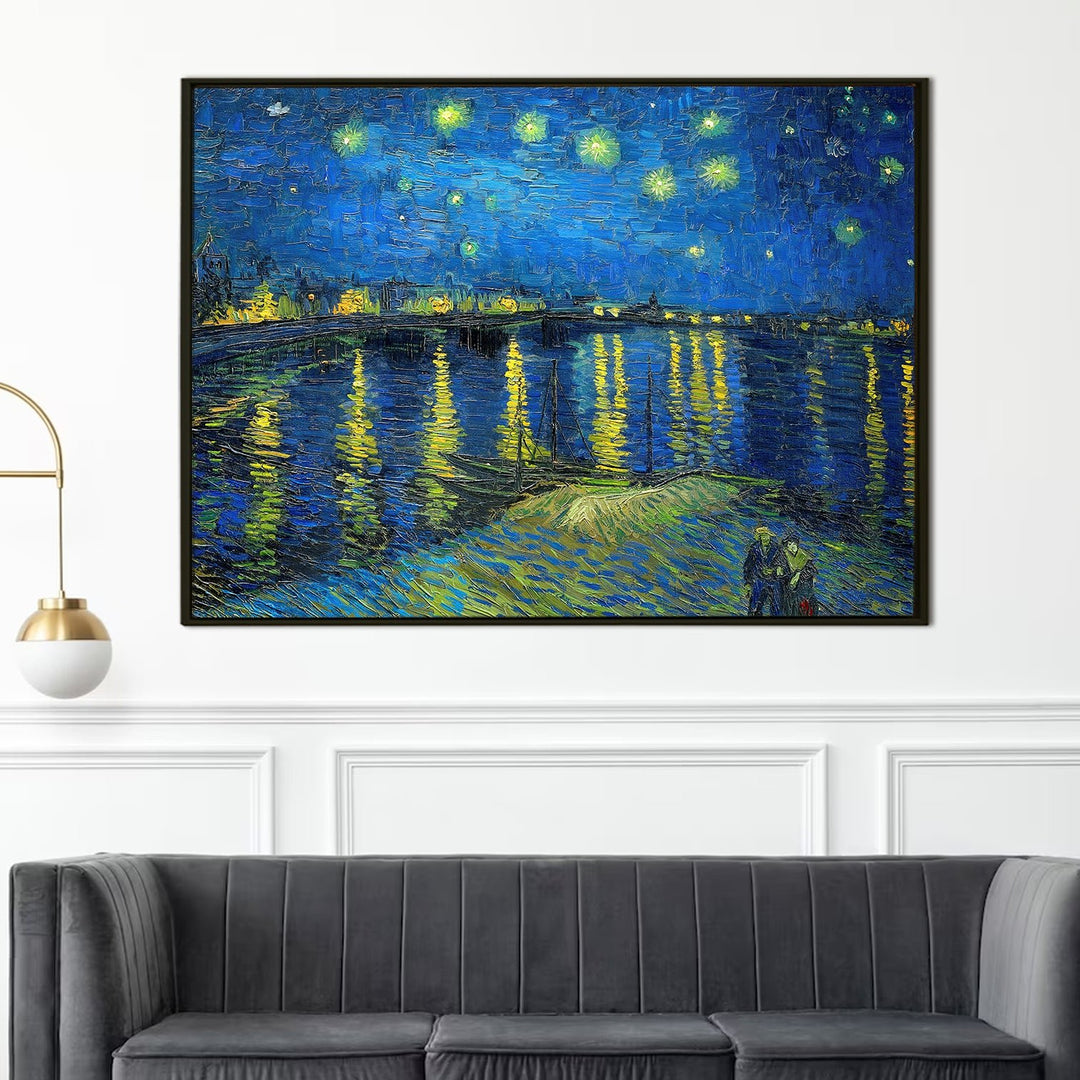 Almond Blossom Floral Giclee Canvas Prints of Van Gogh Paintings Reproduction Flowers Pictures on Canvas Artwork for Bedroom Home Decorations (VAWA02).