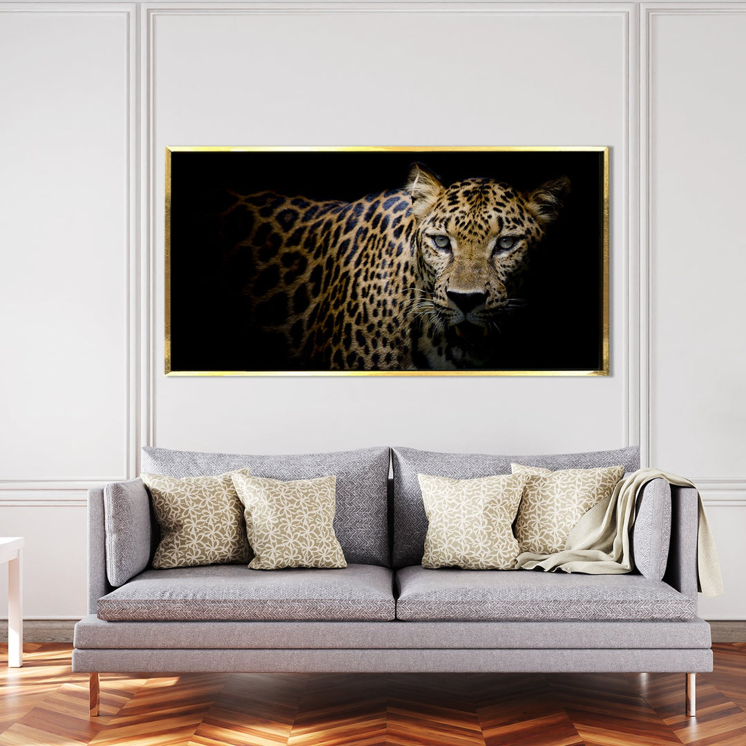 Amazing Wildlife Wall Art. Large Canvas Framed Digital Reprints of Jungle, Wildlife, Animals and Birds. Ready To Hang. Size: 24 Inch x 48 Inch (WBWA40)