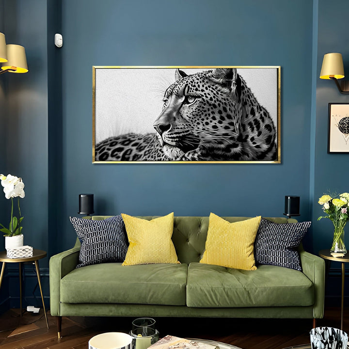 Amazing Wildlife Wall Art. Large Canvas Framed Digital Reprints of Jungle, Wildlife, Animals and Birds. Ready To Hang. Size: 24 Inch x 48 Inch (WBWA45)