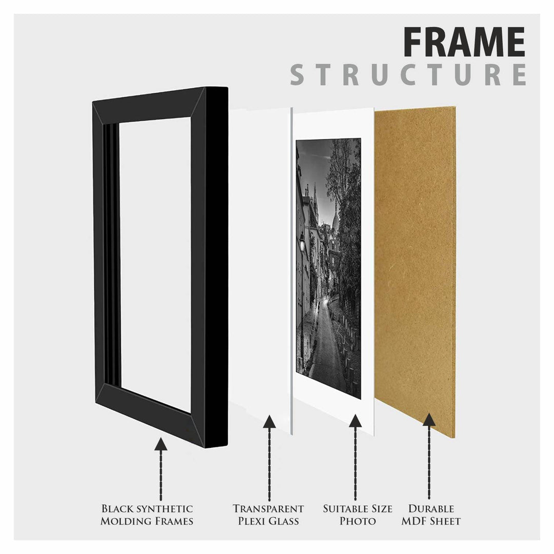 Customized Collage Photo Frame Family For Bedroom Home Wall Gift Decor