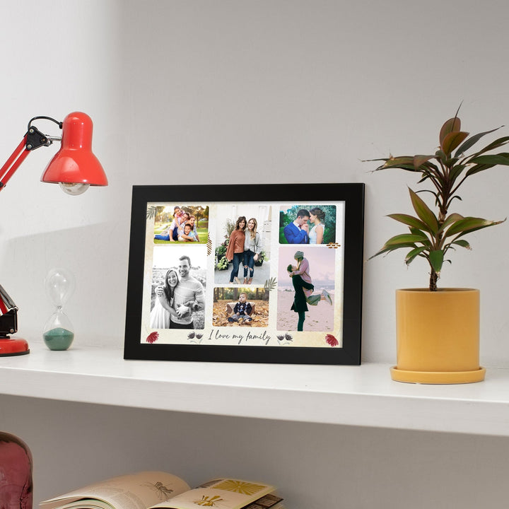 Customized Collage Photo Frame Family For Bedroom Home Wall Gift Decor