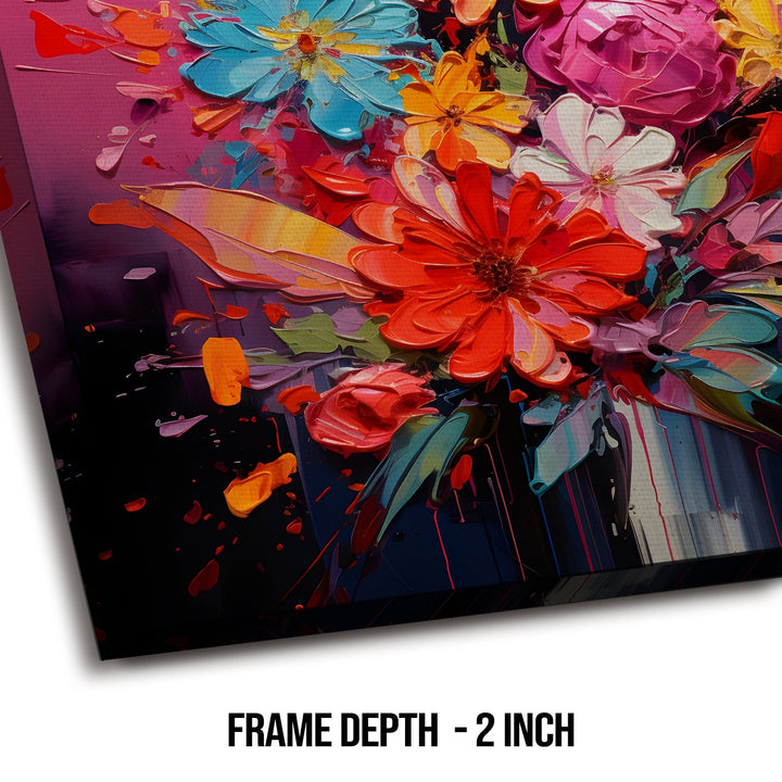 Enchanting Floral Wall Art: A Symphony of Nature's Elegance.