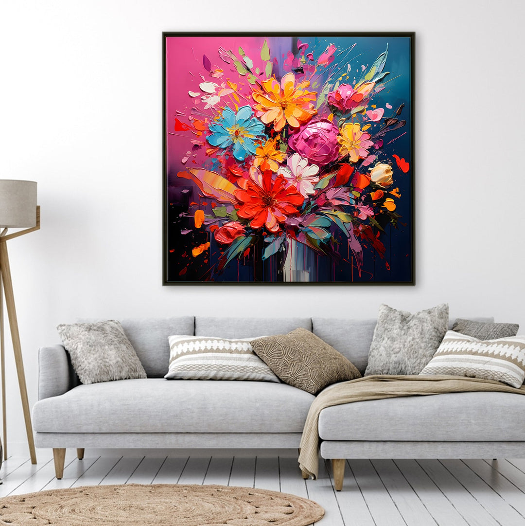 Enchanting Floral Wall Art: A Symphony of Nature's Elegance.