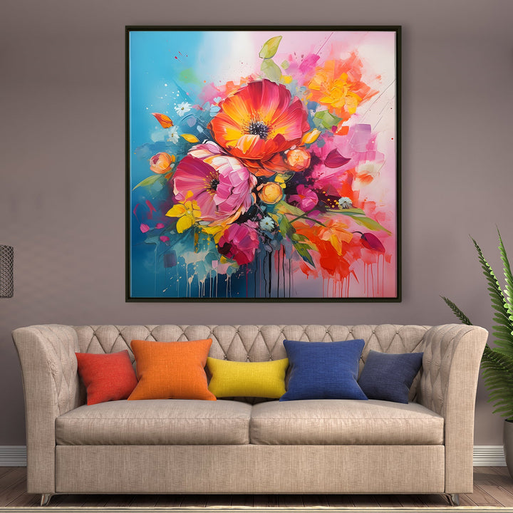 Enchanting Floral Wall Art For Bedroom Wall Decoration