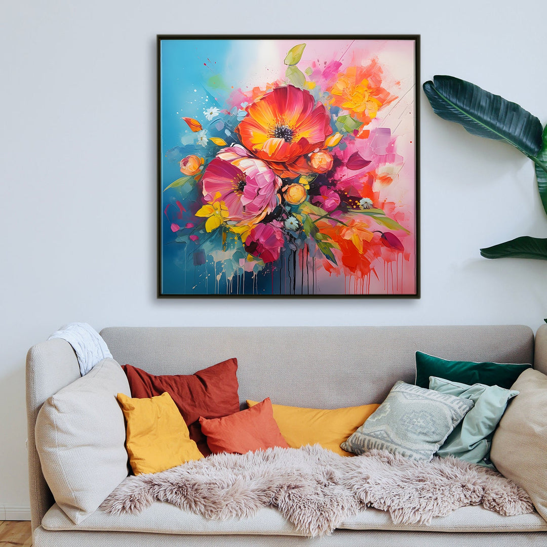 Enchanting Floral Wall Art For Bedroom Wall Decoration