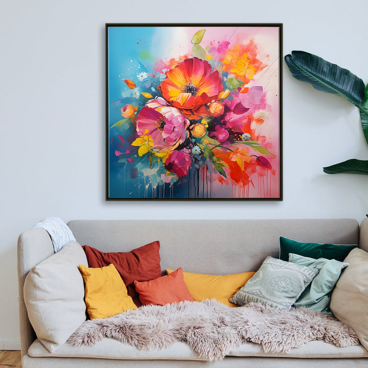 Enchanting Floral Wall Art For Bedroom Wall Decoration