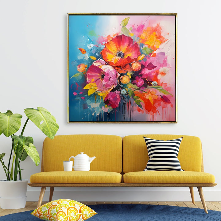 Enchanting Floral Wall Art For Bedroom Wall Decoration