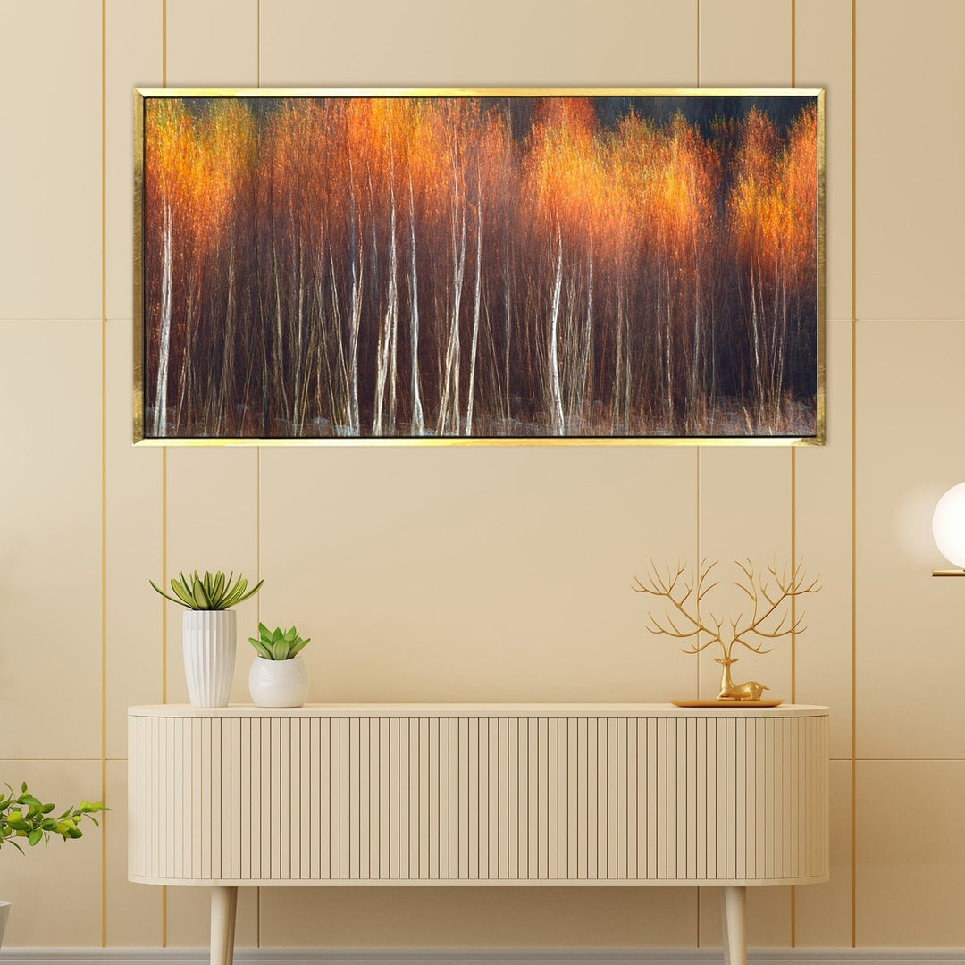 Forest Vastu Canvas Painting Framed For Living Room Wall Decoration