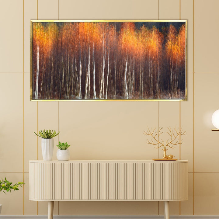 Forest Vastu Canvas Painting Framed For Living Room Wall Decoration