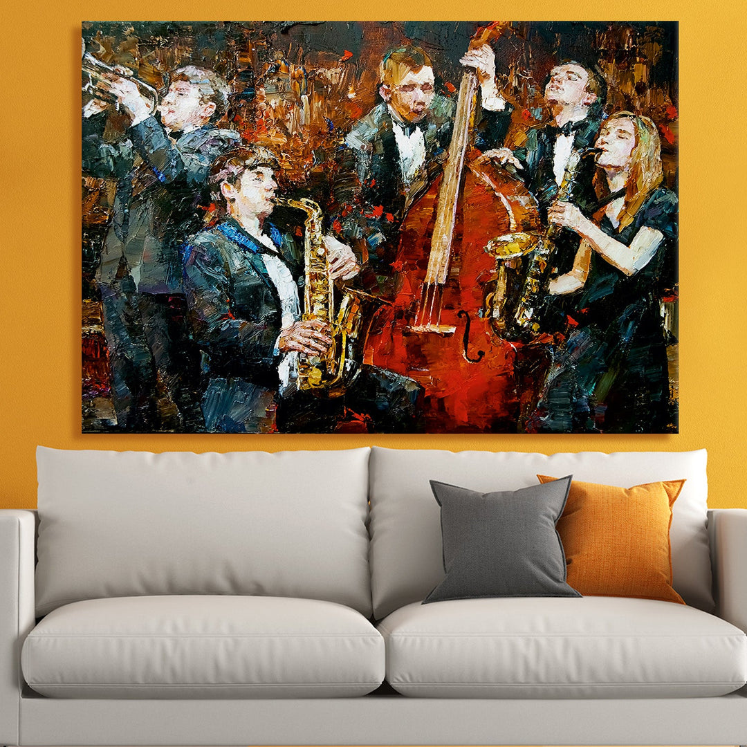 Framed Abstract Oil Pastel Style Wall Art Painting For Home and Hotels Wall Decoration (ABWA06)