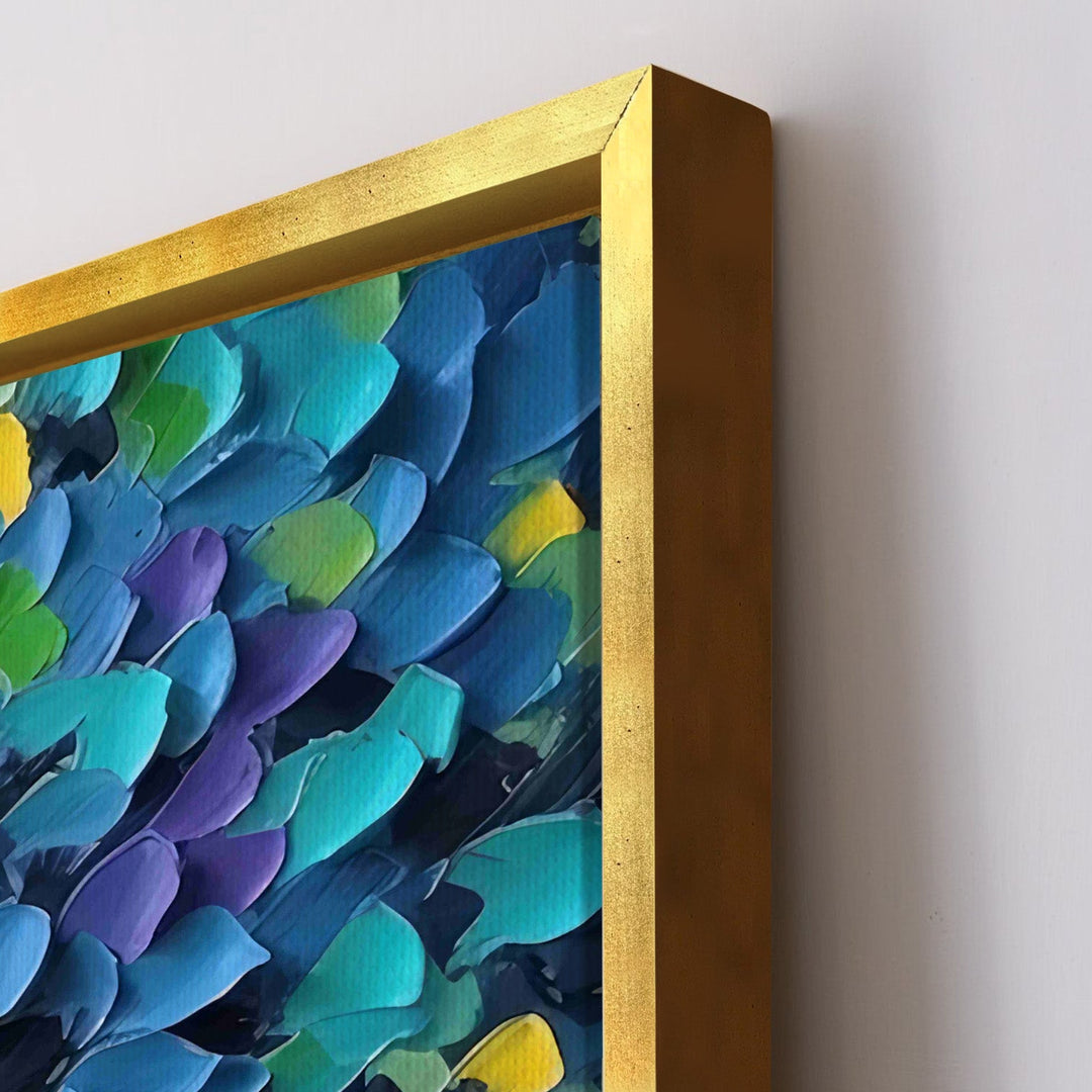 Framed Abstract Oil Pastel Style Wall Art Painting For Home and Hotels Wall Decoration (ABWA08)