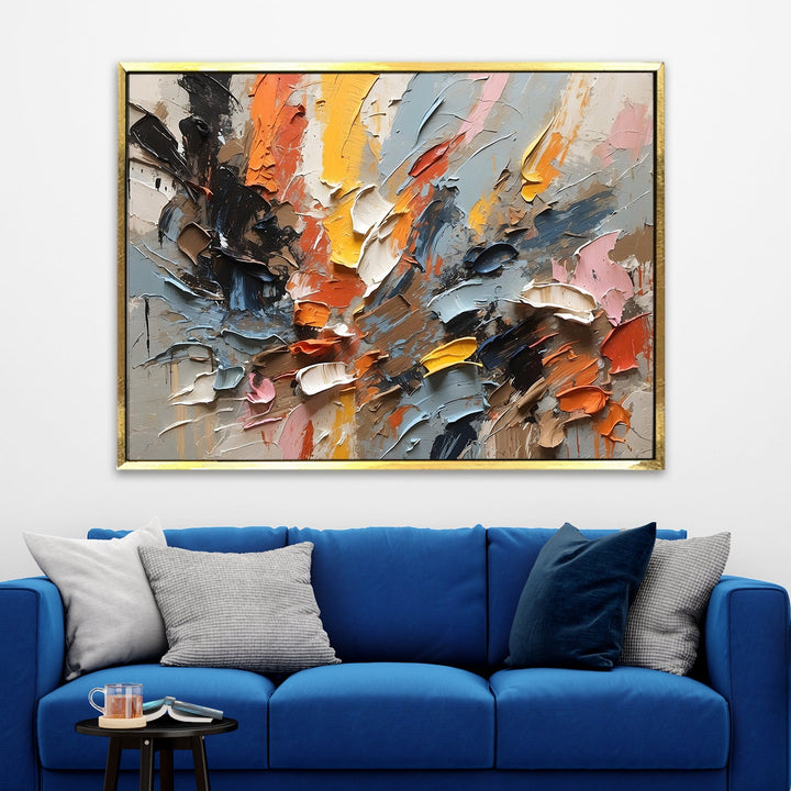 Framed Abstract Wall Art Painting For Home and Hotels Wall Decoration