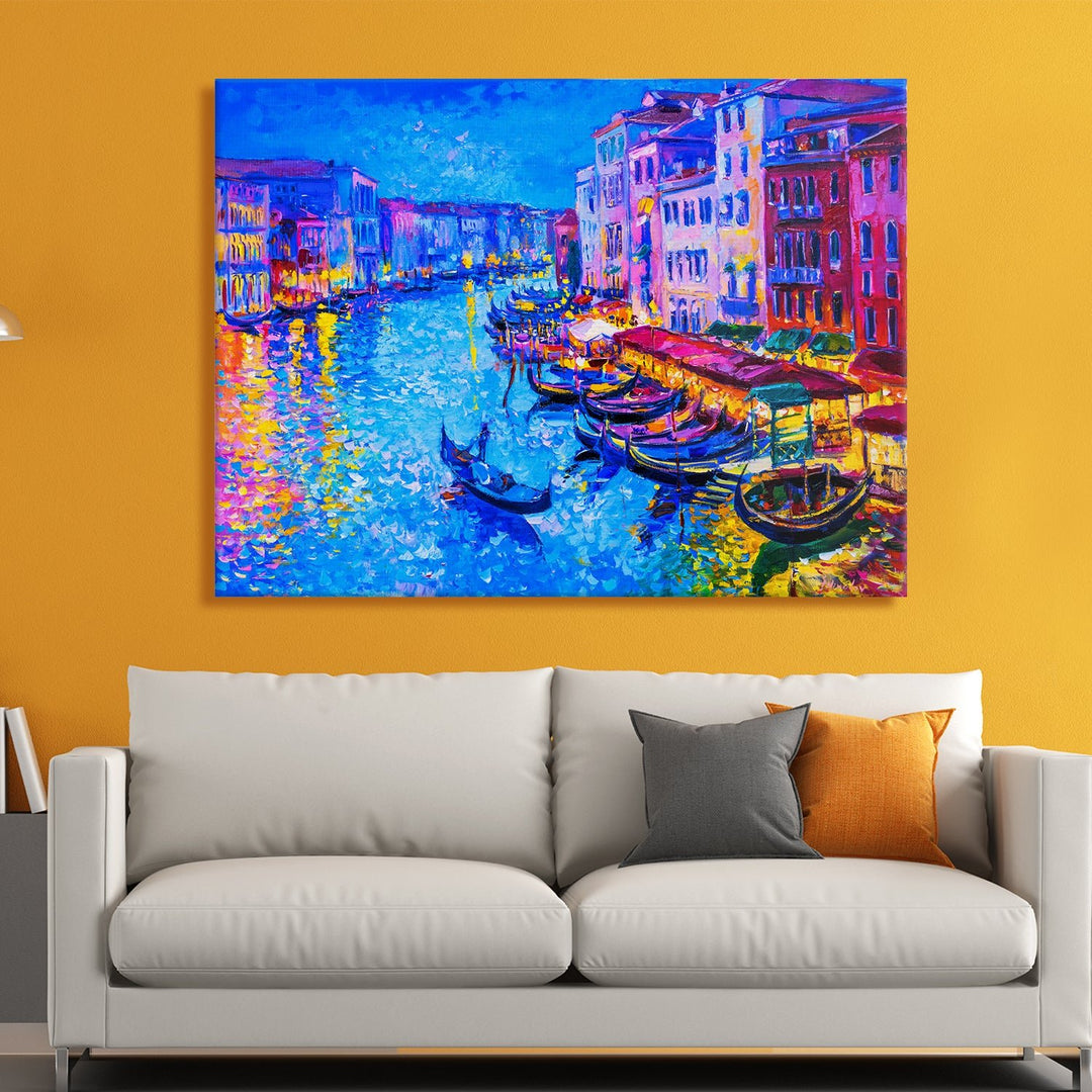 Framed Abstract Wall Art Painting For Home and Hotels Wall Decoration