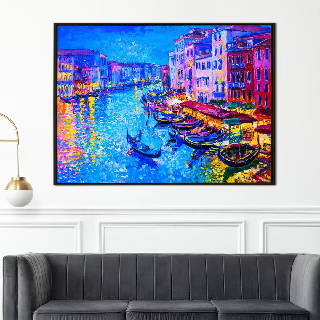 Framed Abstract Wall Art Painting For Home and Hotels Wall Decoration