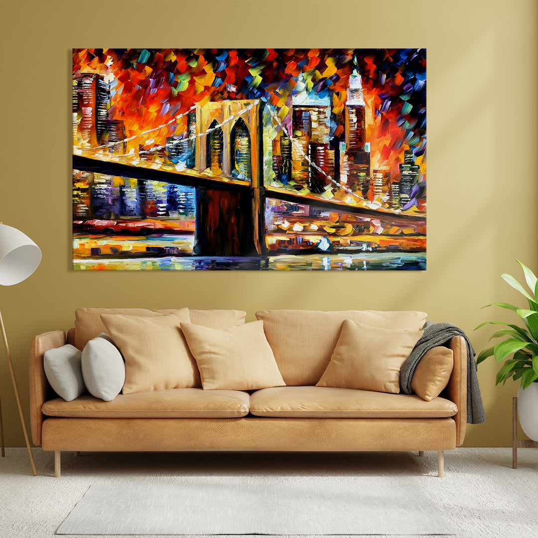 Framed Abstract Wall Art Painting For Home and Hotels Wall Decoration