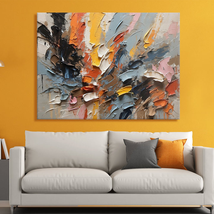 Framed Abstract Wall Art Painting For Home and Hotels Wall Decoration