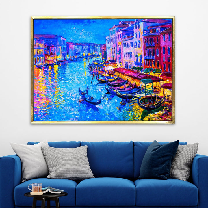 Framed Abstract Wall Art Painting For Home and Hotels Wall Decoration