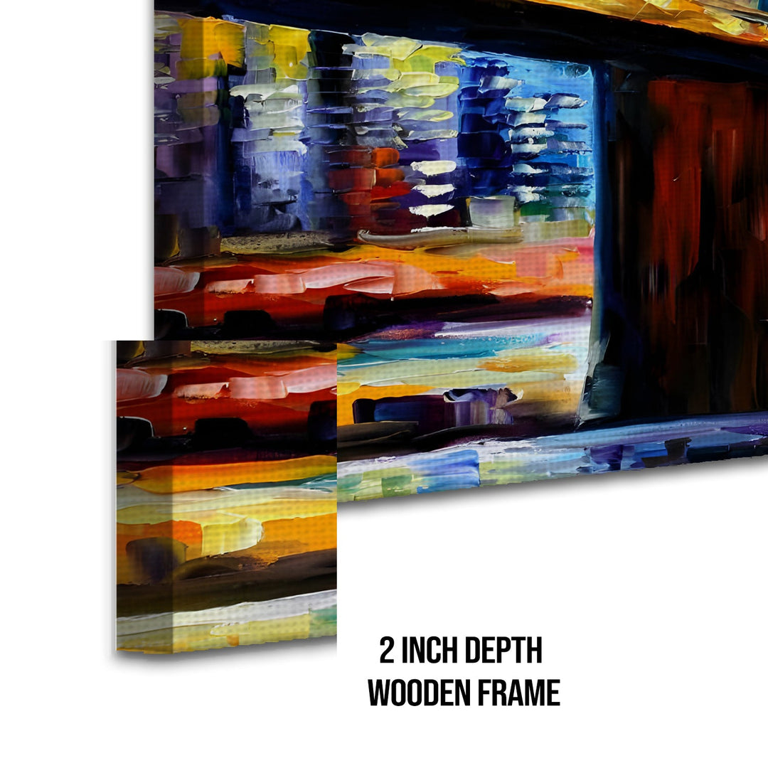 Framed Abstract Wall Art Painting For Home and Hotels Wall Decoration