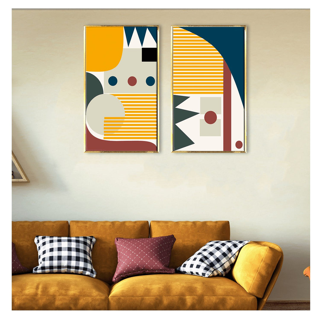 Geometry shapes wall Art For Home and Office Wall Decoration